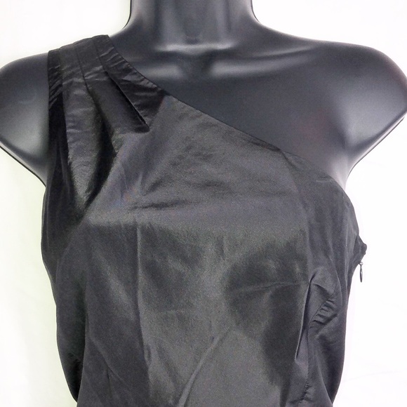 J. Crew One Shoulder Black Dress - Picture 6 of 7